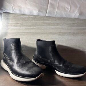 Cole Haan Zero Grand Ankle Boots Leather Elastic Slip-ons 9.5